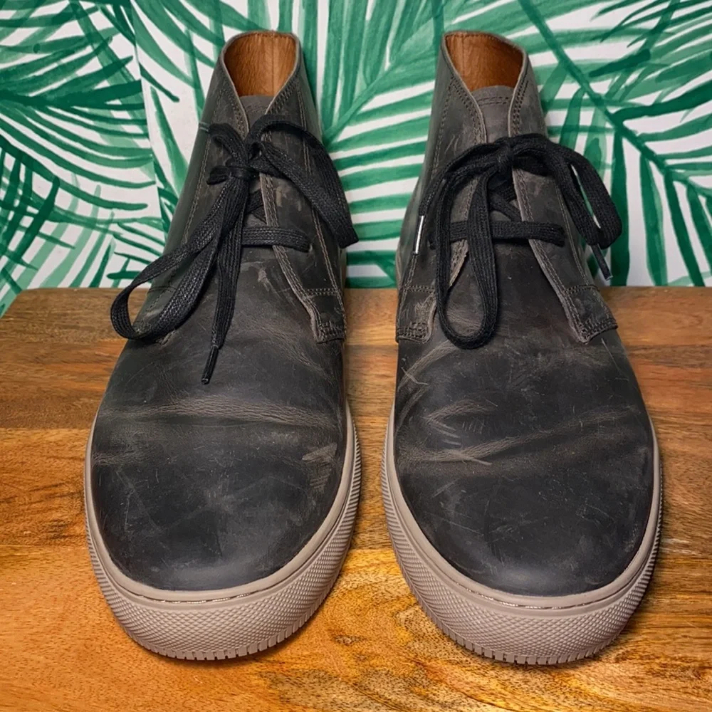 Frye Astor Black Leather Chukka Boots Men’s 11 40547 - Picture 2 of 10